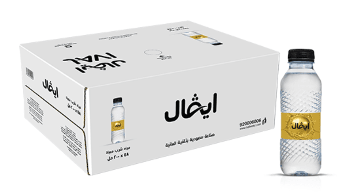 كرتون مياه ايفال 200 مل 48 عبوه