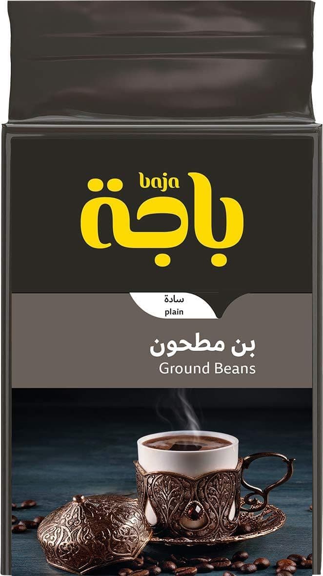 كرتون قهوة باجة تركية سادة 200 غ * 10