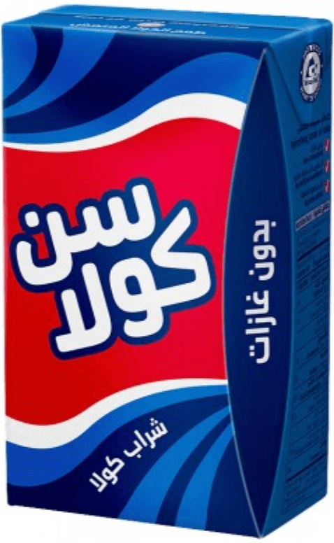 كرتون عصير سن كولا 250 مل * 18
