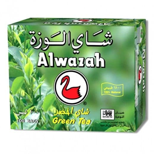 كرتون شاي الوزة اخضر خيط 100  شد 24