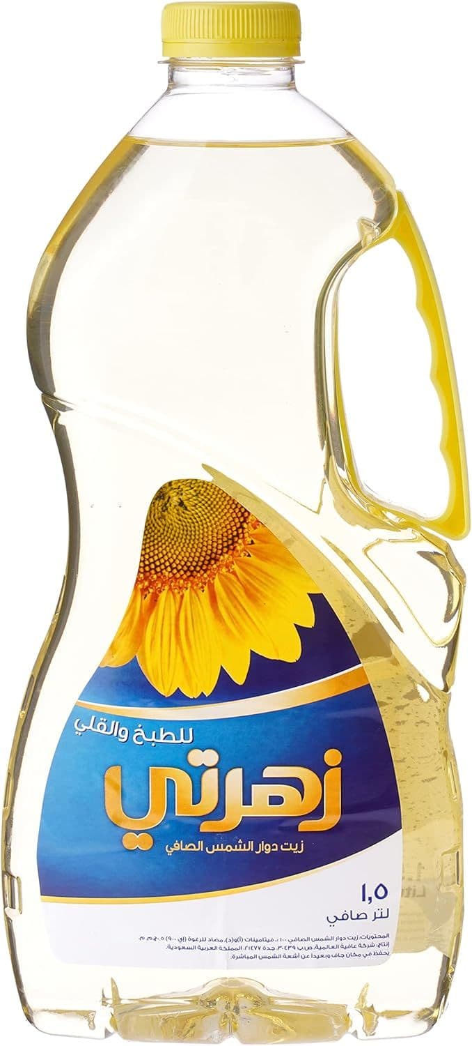 كرتون زيت زهرتي 1.5 لتر  * 6