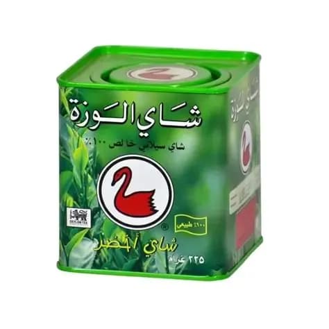 كرتون شاي الوزة اخضر فلة 225غ  شد 24