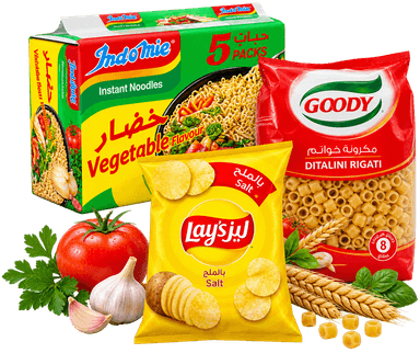 نودلز  مقرمشات  باستا