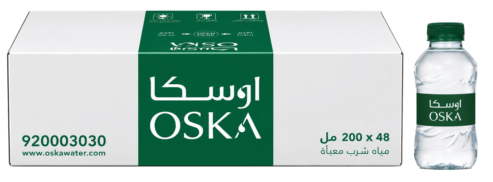 كرتون مياه اوسكا 200 مل 48 عبوه