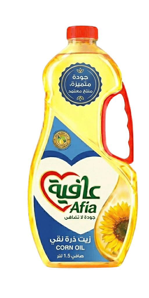 كرتون زيت عافية دوار شمس 1.5 لتر *6