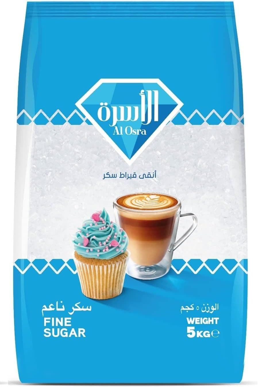كرتون سكر الاسرة 5 كيلو * 4