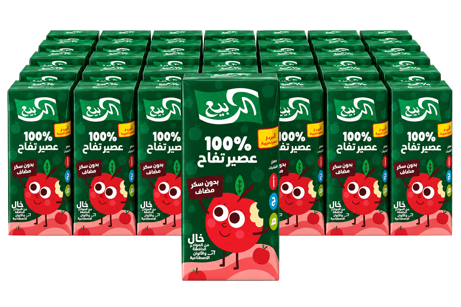 كرتون عصير الربيع تفاح 120 مل * 18