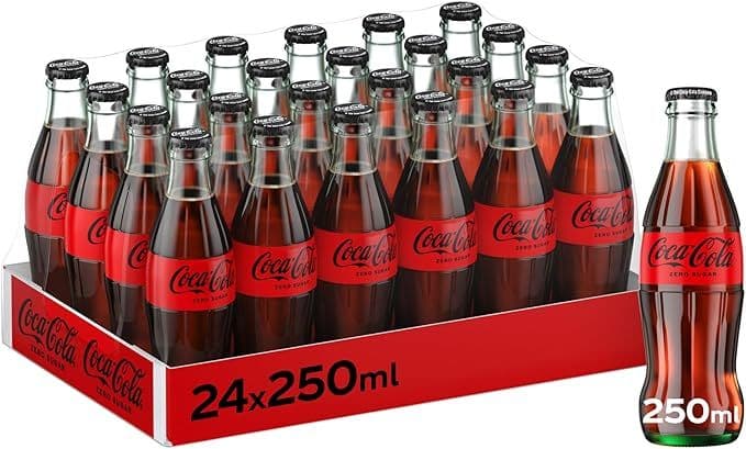كرتون مشروب غازي كوكاكولا زيرو 250 مل * 24