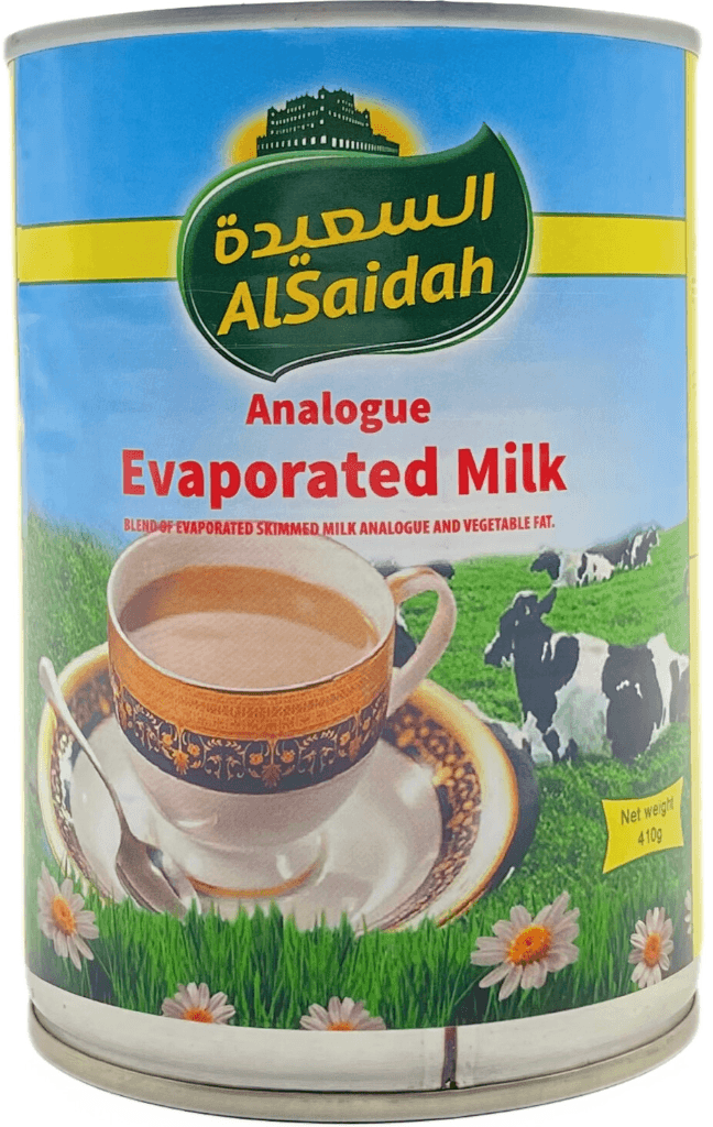 كرتون حليب مبخر السعيدة بوفية 410 مل * 24
