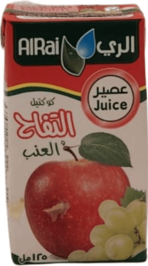 كرتون عصير الري تفاح 125 مل * 24