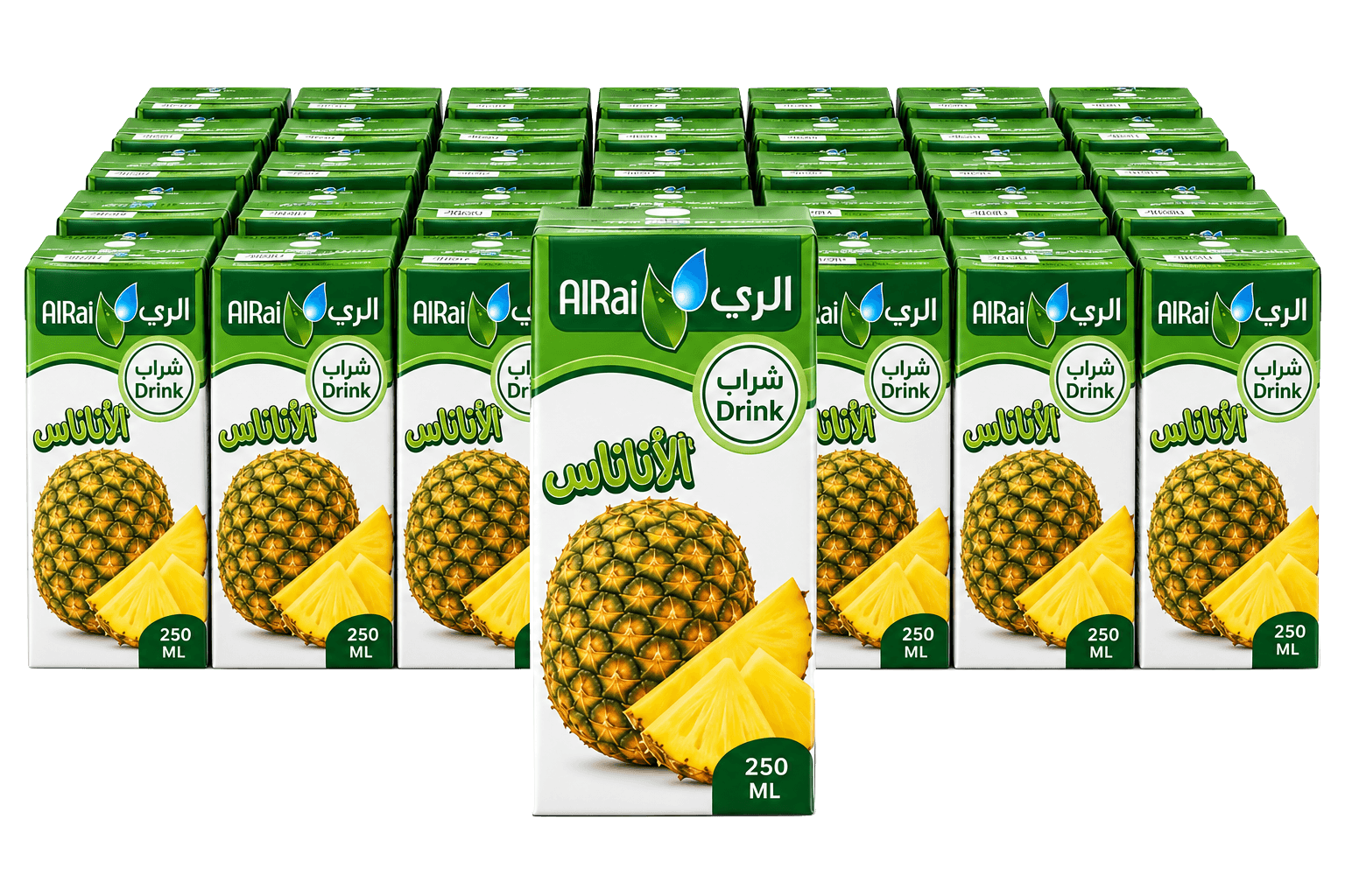كرتون عصير الري اناناس 250 مل * 27
