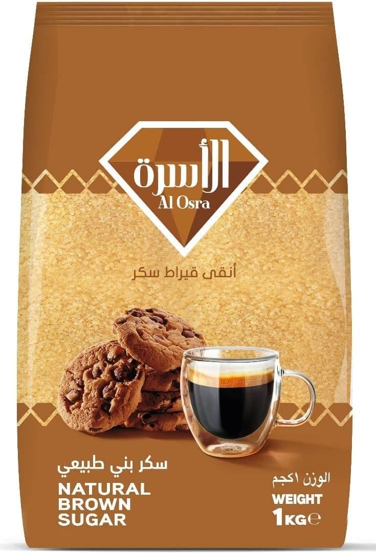 كرتون سكر الاسرة بني 1 كيلو * 20