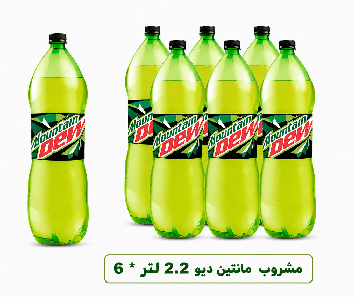 كرتون مشروب غازي مانتين ديو 2.2 لتر * 6
