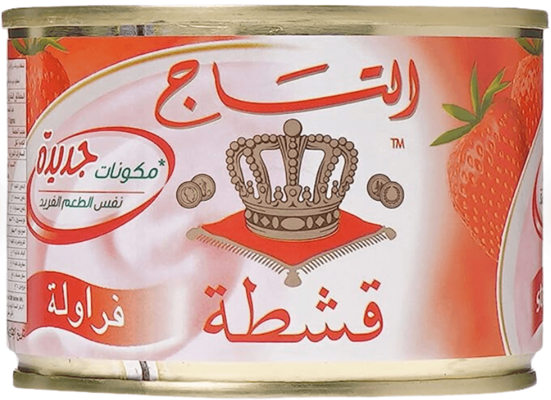 كرتون  قشطة التاج فراولة 155غ * 36
