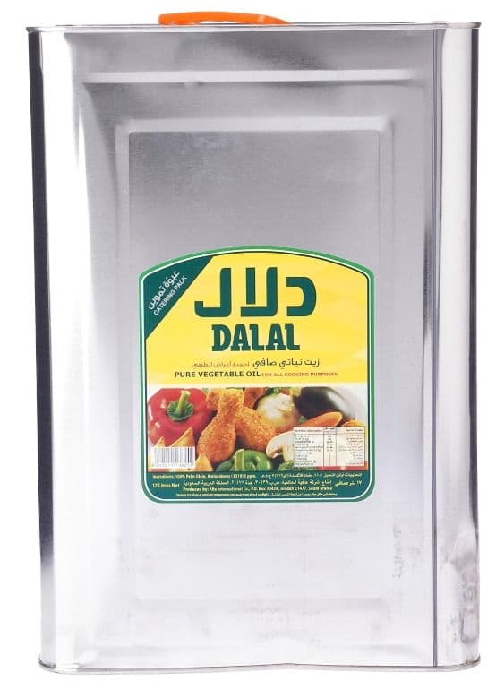 زيت دلال نباتي تنك 17 لتر