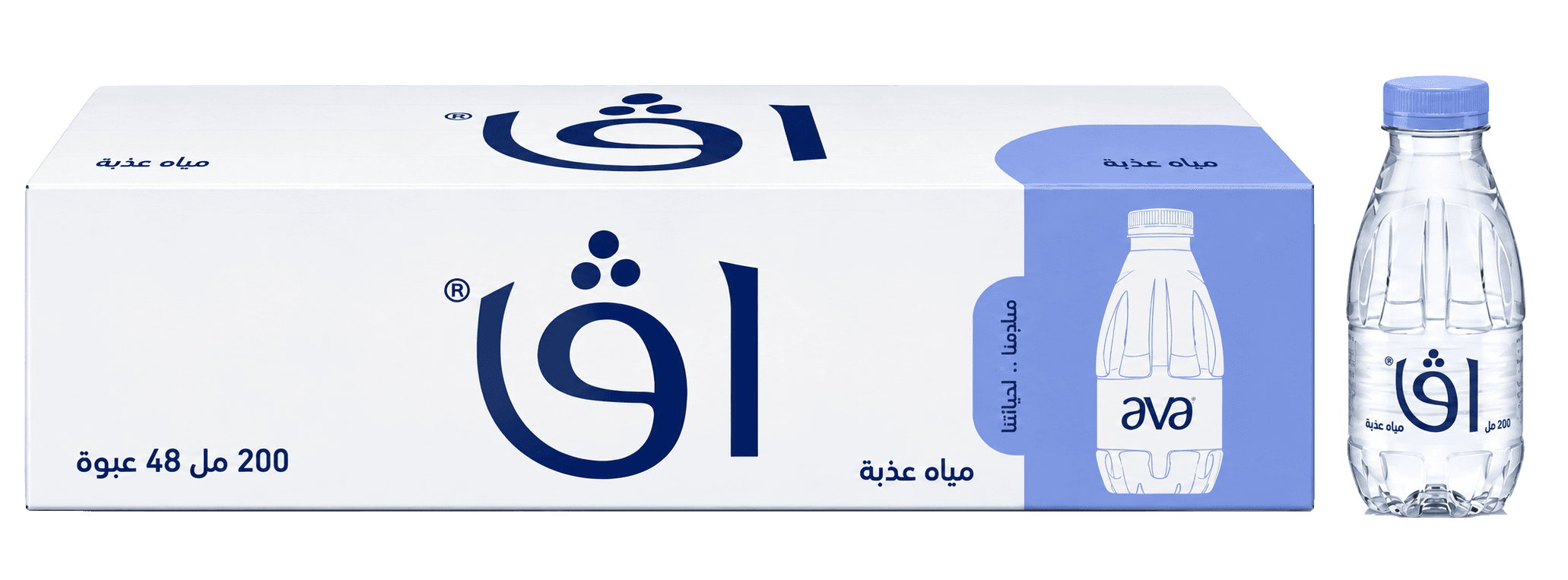 كرتون مياه افا 200 مل 48 عبوه
