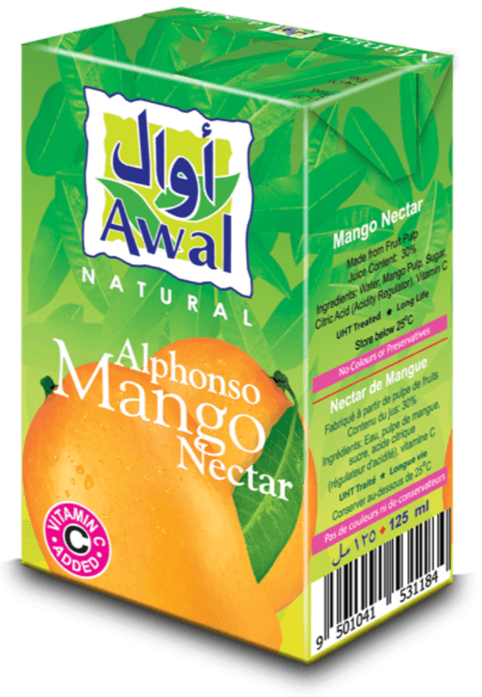 كرتون عصير اوال المانجو 125 مل * 18