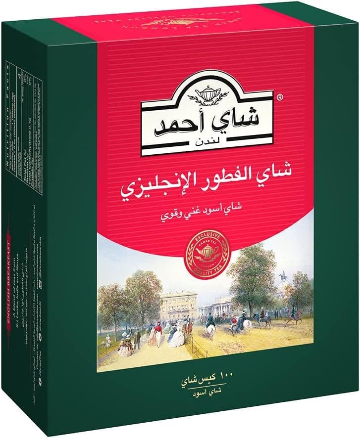 كرتون شاي احمد انجليزي خيط 100 شد 24