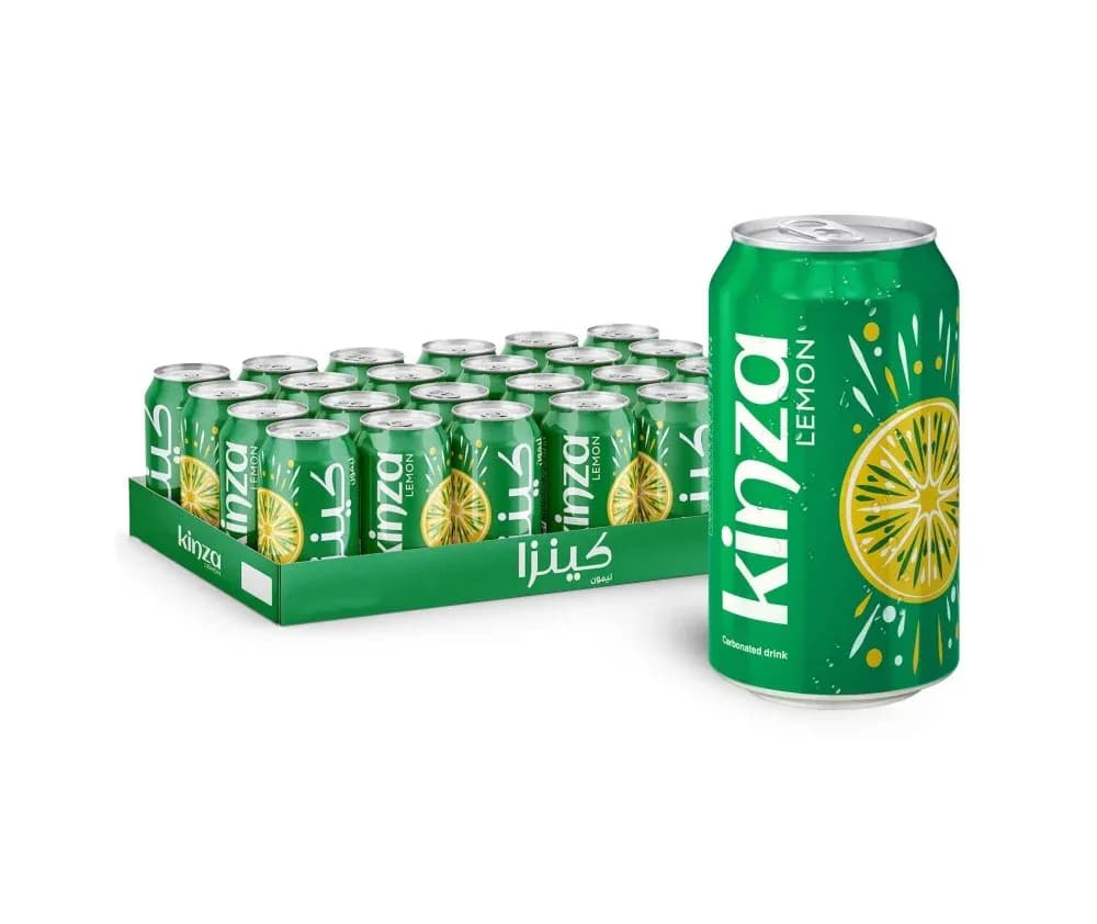 كرتون مشروب غازي كينزا ليمون  320 مل * 24