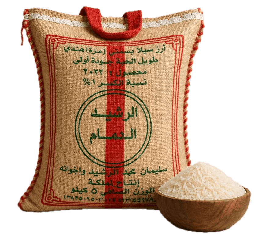 ارز الرشيد سيلا بسمتي مزة 5 كيلو * 8