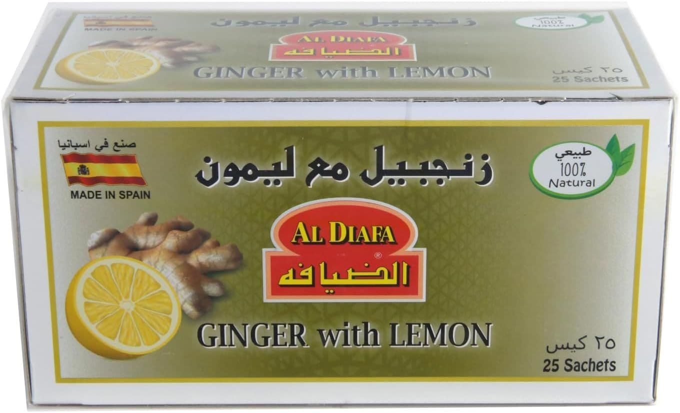 كرتون شاي الضيافة زنجبيل مع ليمون خيط 25 شد 36