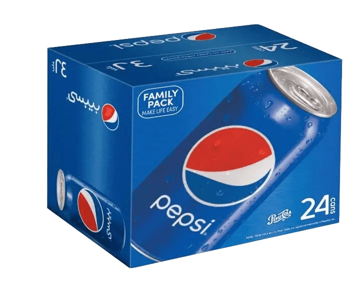 كرتون مشروب غازي بيبسي 325 مل * 24