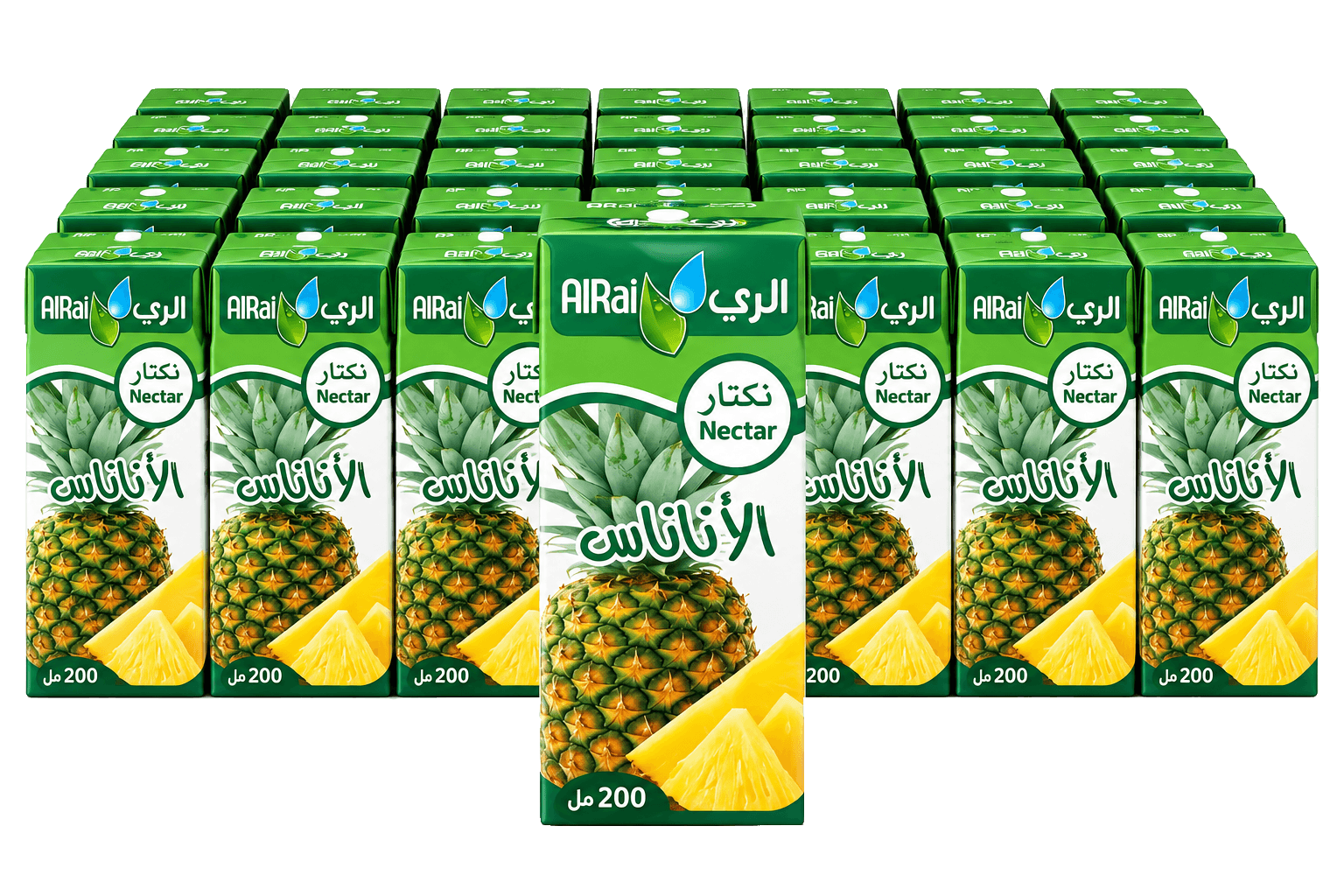 كرتون عصير الري اناناس 200 مل * 27