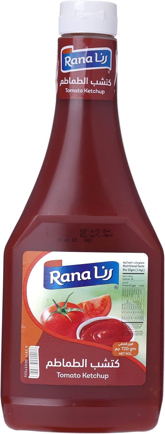 كرتون كاتشب رنا ضغاط 720 جم * 6
