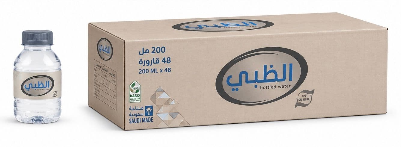 كرتون مياه الظبي 200 مل 48 عبوه