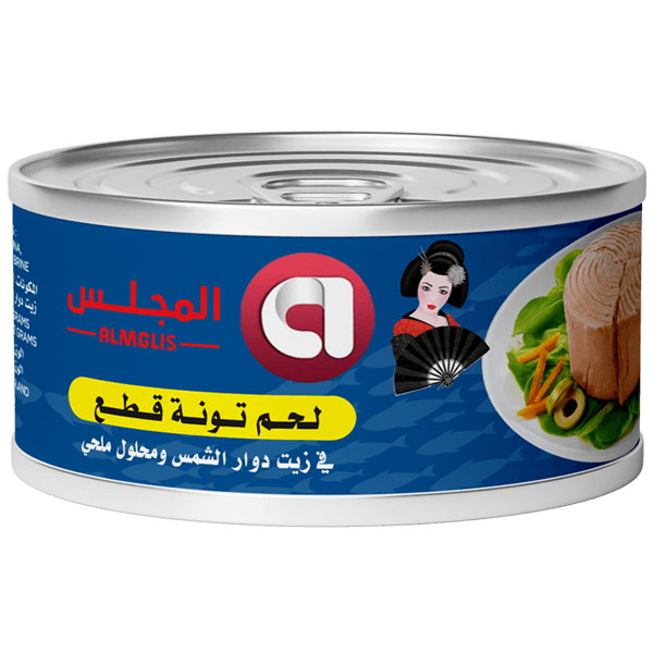 كرتون تونة المجلس زيت دوار الشمس 160جم * 48