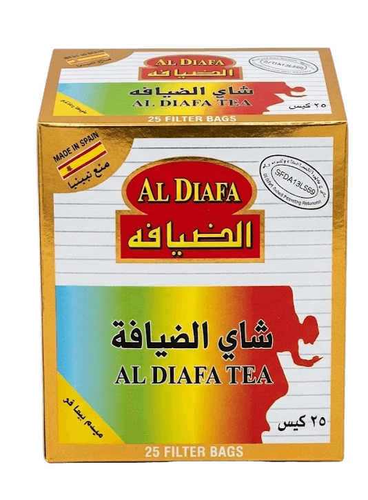كرتون شاي الضيافة رشاقة  25 كيس *36