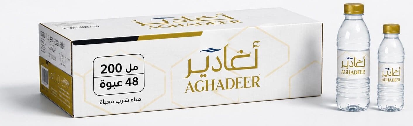 كرتون مياه اغادير 200 مل 48 عبوه