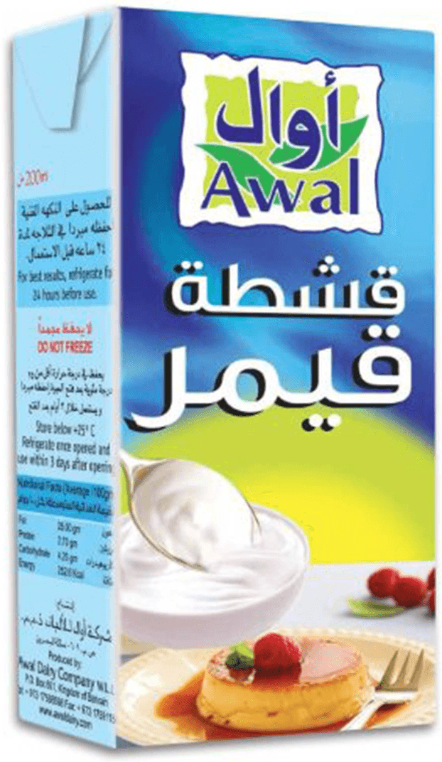 كرتون قشطة قيمر اوال 250 غ * 24