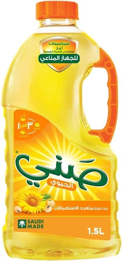 كرتون زيت صني 1.5 لتر * 6