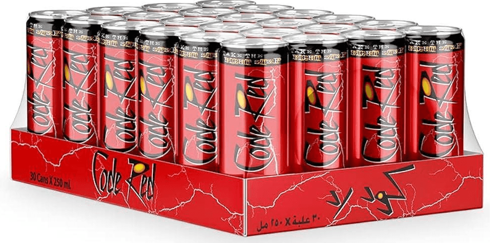 مشروب الطاقة كود رد 250 مل * 30