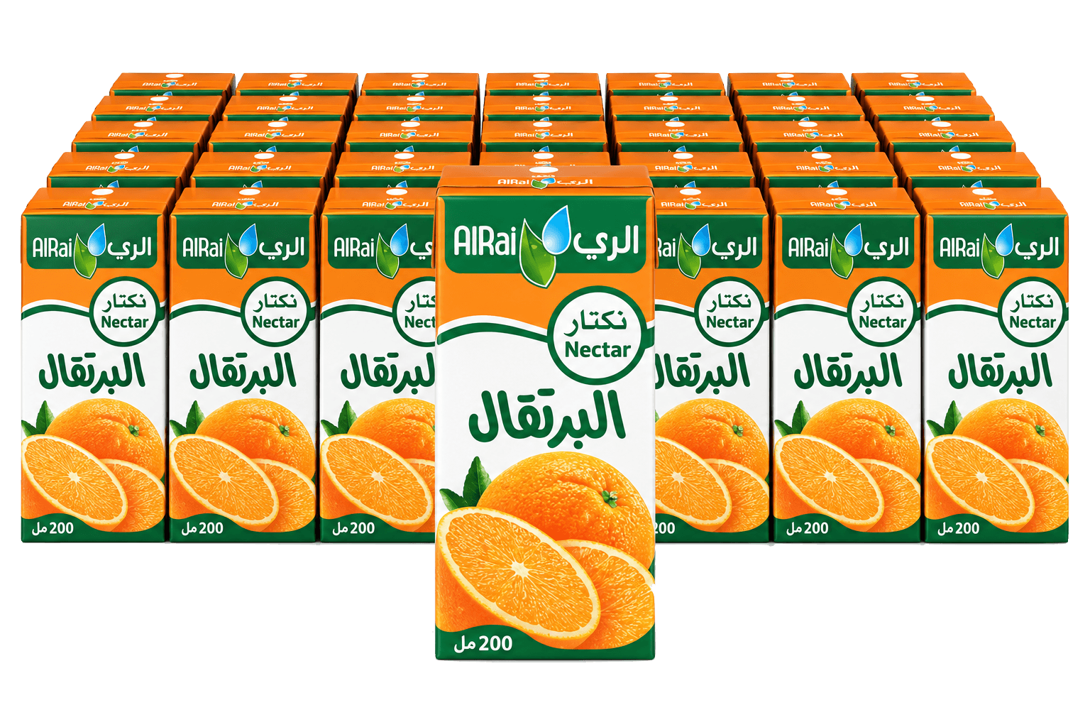 كرتون عصير الري برتقال 200 مل * 27