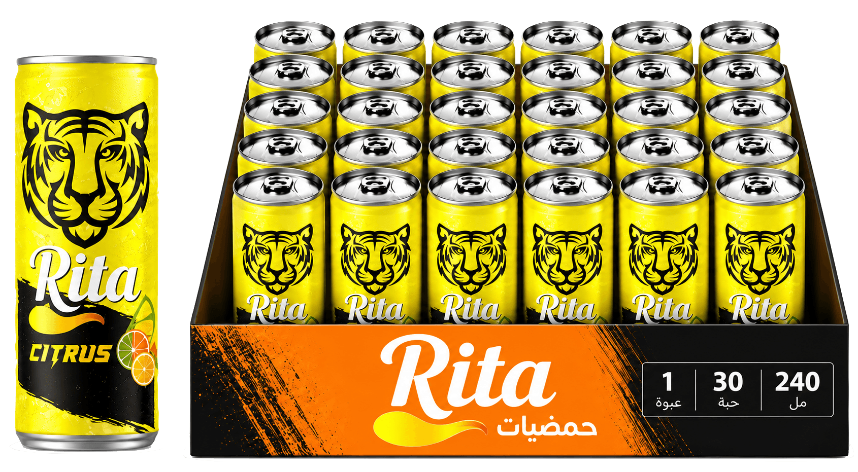 كرتون مشروب ريتا حمضيات 240 مل * 30