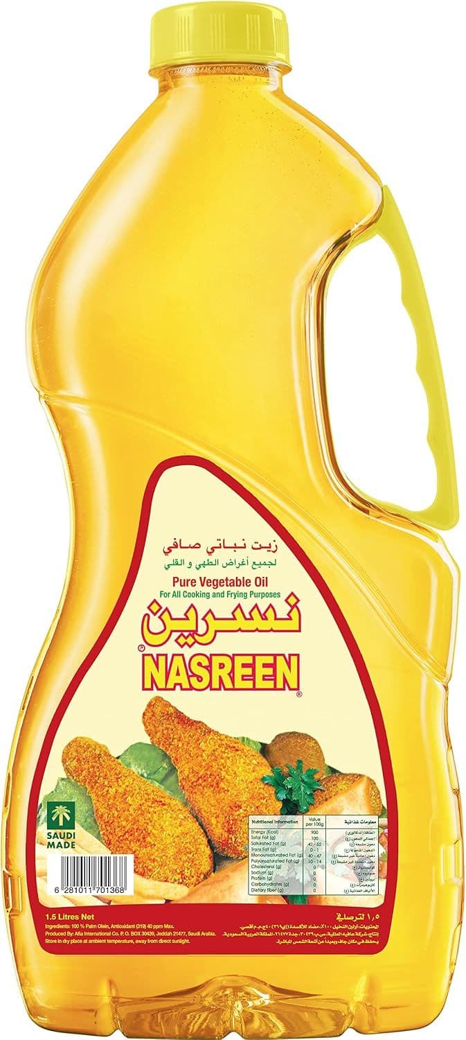 كرتون زيت نسرين 1.5 لتر  * 6