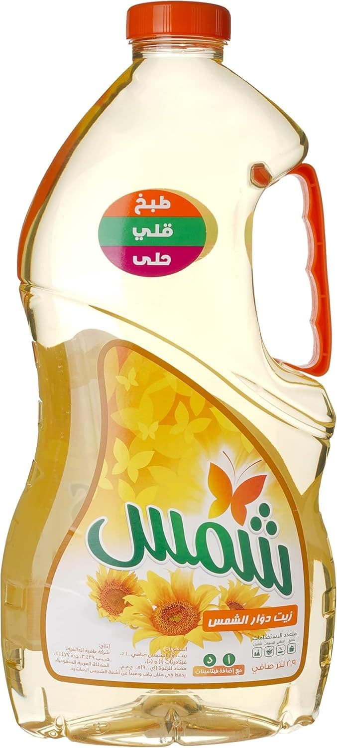 كرتون زيت شمس 2.9 لتر * 4
