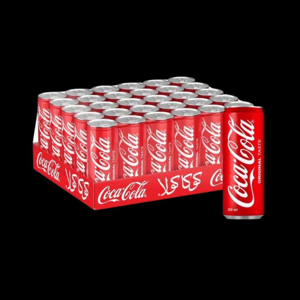 كرتون مشروب غازي كوكاكولا  250 مل * 30