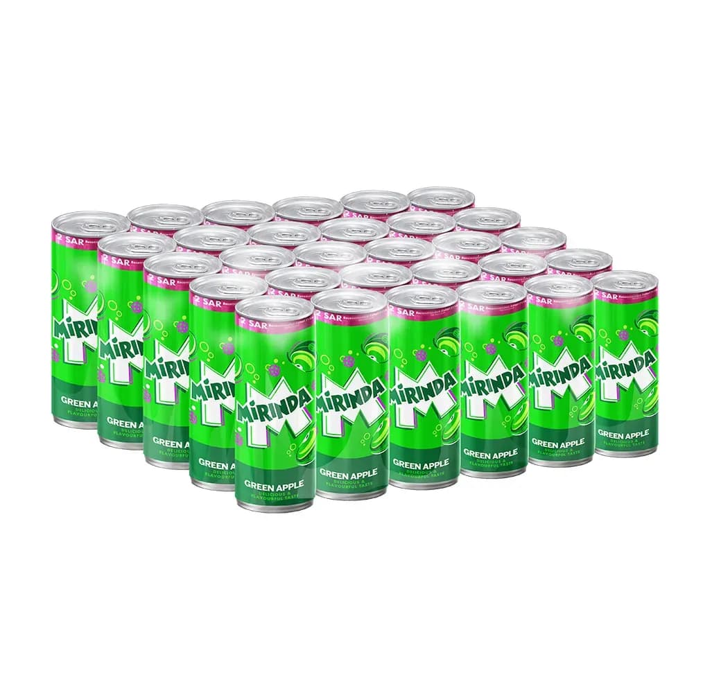 كرتون مشروب غازي ميرندا تفاح  250 مل * 30