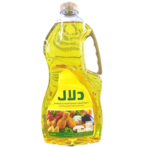 كرتون زيت دلال شفاف 1.5 لتر * 6